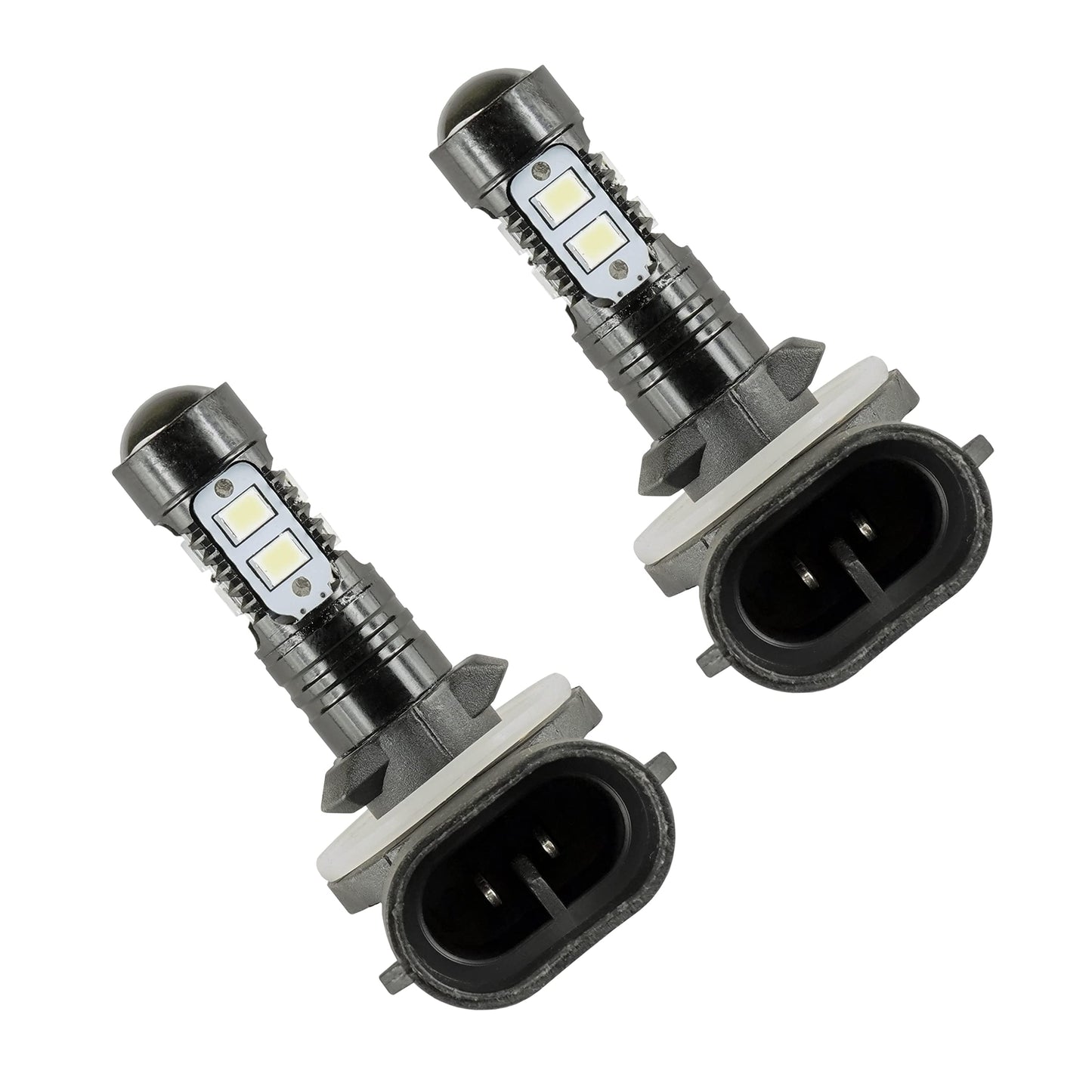 Caltric LED Headlight Bulbs for Polaris RZR S 800 (2009-2010) / RZR 800 EFI (2008-2010) - Tungsten