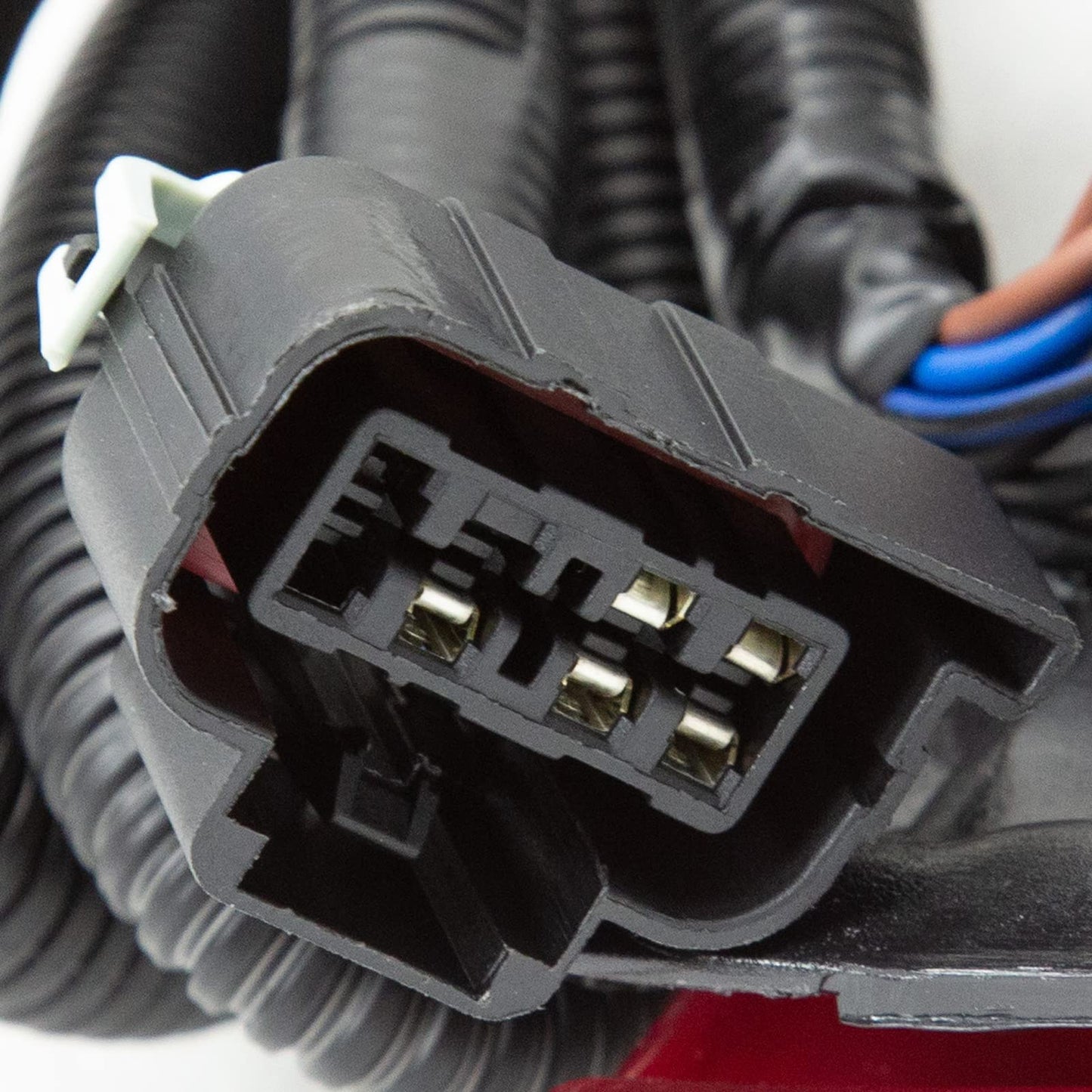 TRQ Headlight Tail Light Assembly Set for 2003 Chevrolet Silverado 1500/2500, Model LKA55978, Black